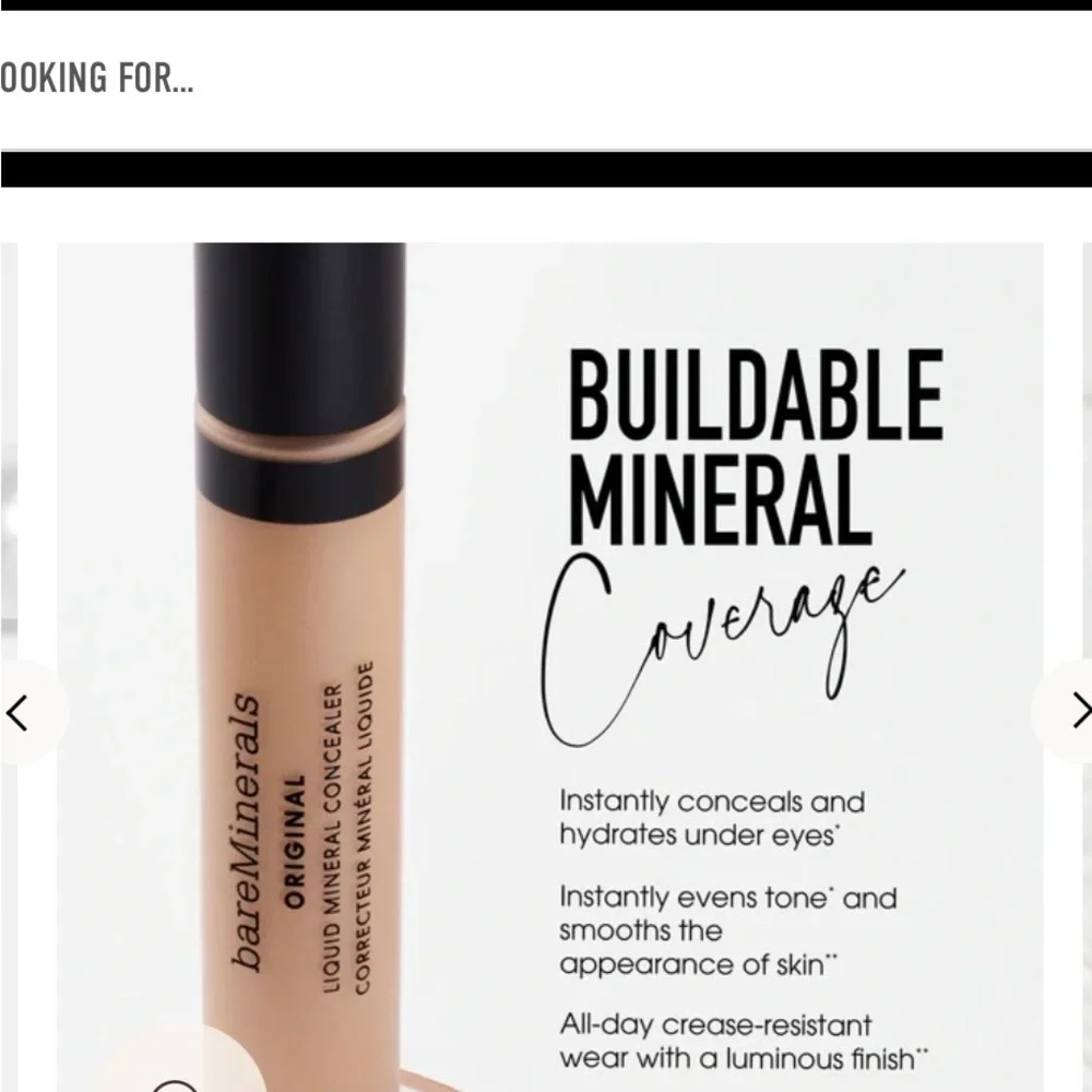 bareMinerals retails $31 Liquid Mineral Concealer - light medium